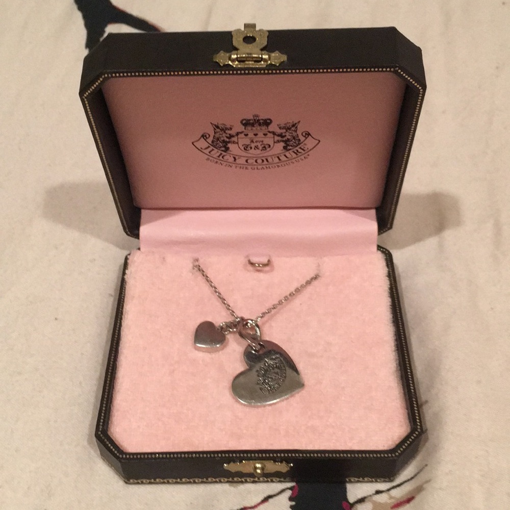 Cute Heart Charm Juicy Couture Necklace